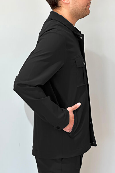 REMSA Сучасне чоловіче взуття 24720 чорне з блискавкою зверху