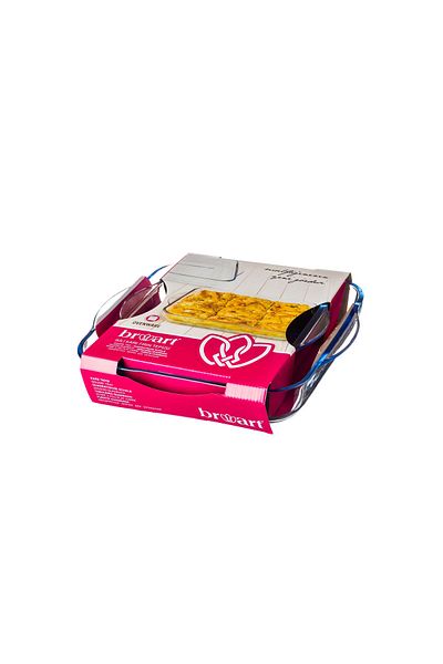 Dania 2-Piece Square Heat-Resistant Glass Oven Tray Set
