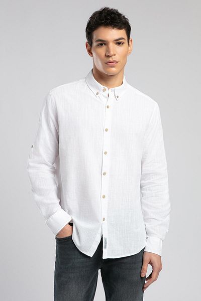 Lee Cooper 252 Lcm 241015   Darell Men's U.Sleeve Woven Shirt