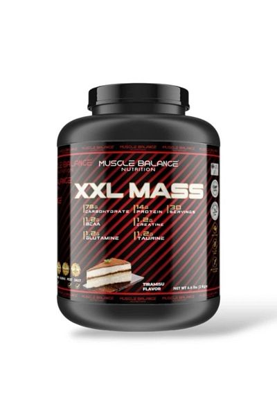 MUSCLE BALANCE XXL Mass 3000 Gr 30 Servings Tiramisu