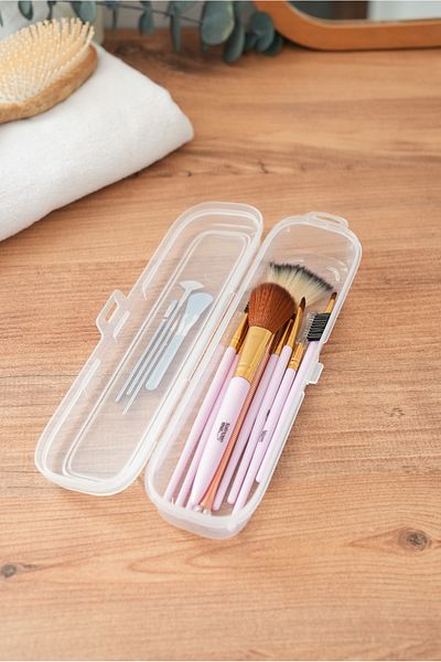 Hayveys home Box with Shadow Pen and Makeup Accessories - Brush Design