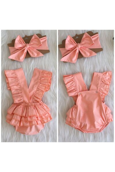 woltybaby Çocuk Salopet Bandana Ozel Tasarım