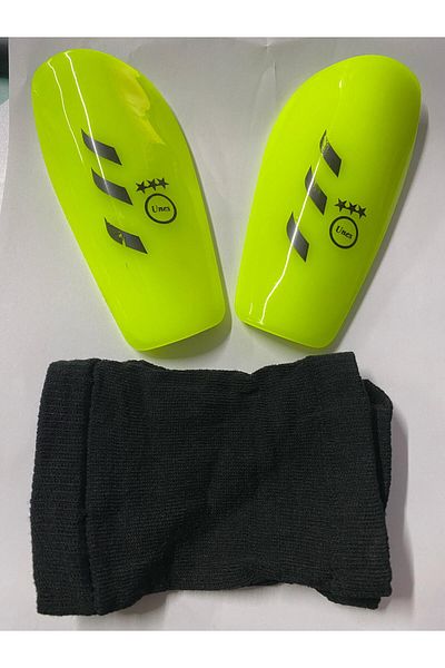 unes Red Goalkeeper Gloves and Shinpad Set
