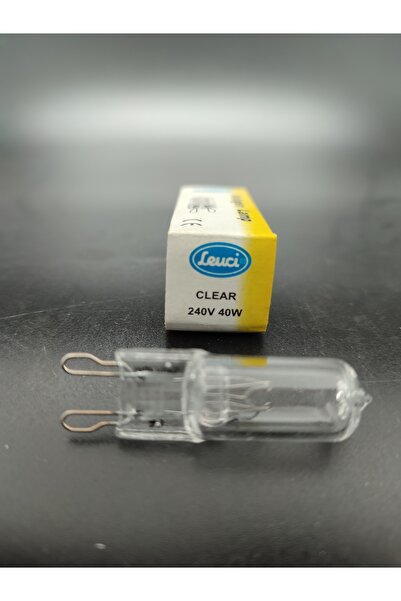 KUĞULU (G.9) HALOJEN AMPUL (40.Watt) ŞEFFAF RENKTE (5.Adetli paket)