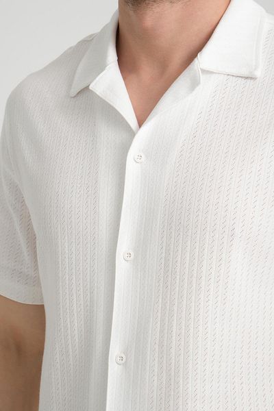 Store Men's 100% Cotton Button down Shirt - Stylish and Comfortable Short Sleeve Design, Summer Fashion