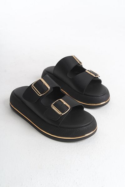 MARSEDO Daily Women's Slippers, Light Sole and Strappy Poly Leila