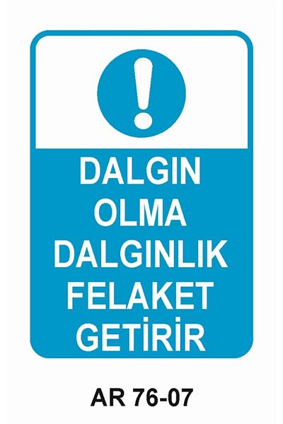 Outdoor One Work Safety Warning Sign 2 Pcs 21X29Cm