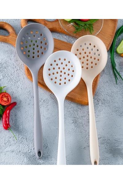 şirin eşyalarım White Silicone Colander - 33 cm / 1 Piece