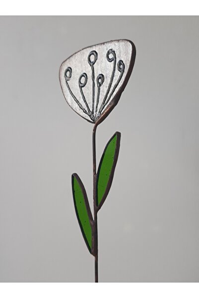 anonim tekli modern vitray çiçek