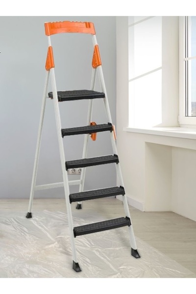 Kanat Promax Plastik Basamaklı Merdiven 5+1 Basamak