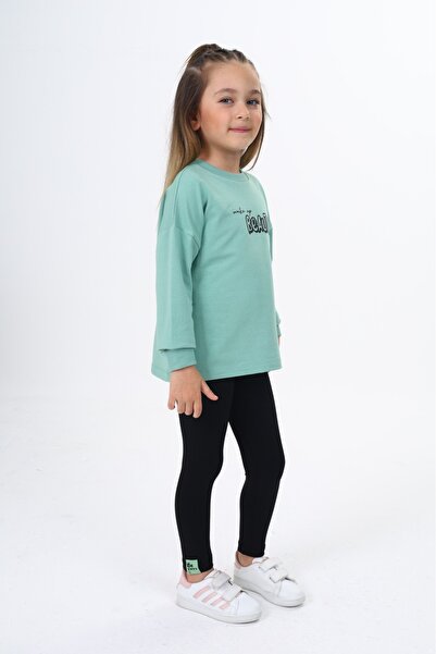 Toontoy Girl's Beauty Printed Leggings Set