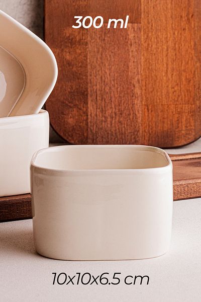 Snippy Tera - 6-Piece Ceramic Bowl Snack Bowl Handmade Multi-Purpose Breakfast 300 ml