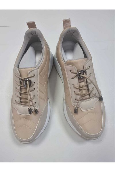 caraxes Women's Elastic Laced Orthopedic Sole Sports Sneaker