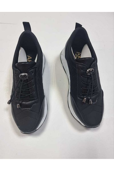 caraxes Women's Elastic Lace-Up Orthopedic Sole Sports Sneaker