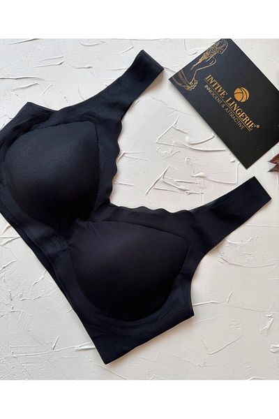 İntive Lingerie Braletă / sutien ultra ușoară din mătase de gheață fără cusături