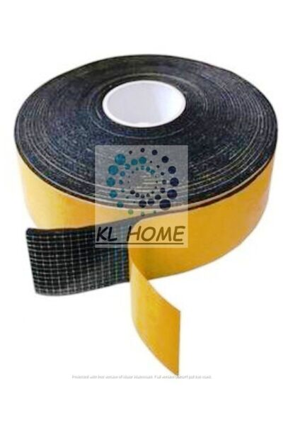 KL HOME 15 metre x 5cm  bant - Kendinden Yapışkan Bant Oto Karavan Pimaş Boru Ses Akustik 3mm kalınlık Band