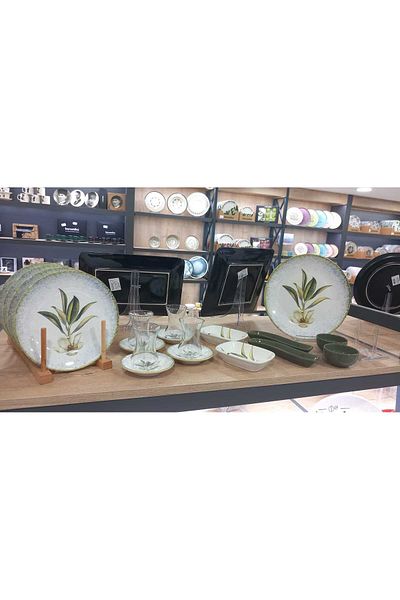 Keramika 19 Piece Patterned Breakfast Set