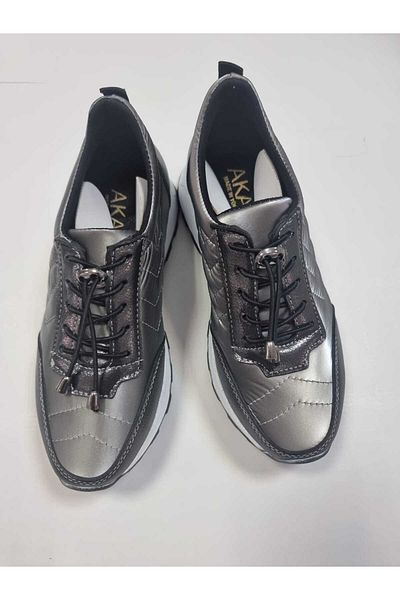 caraxes Women's Elastic Lace-Up Orthopedic Sole Sports Sneaker