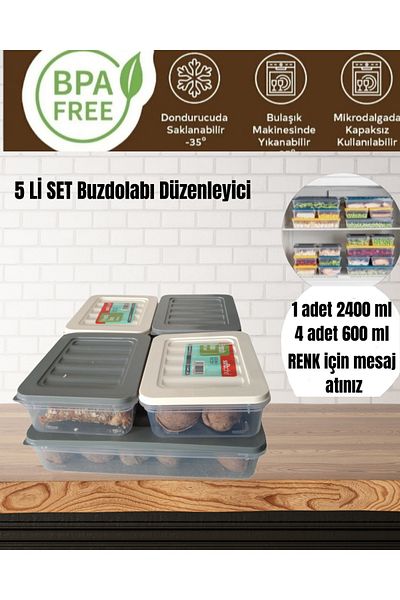 VZN Refrigerator Organizer Set Refrigerator Organizer Ice Box Storage Container Breakfast