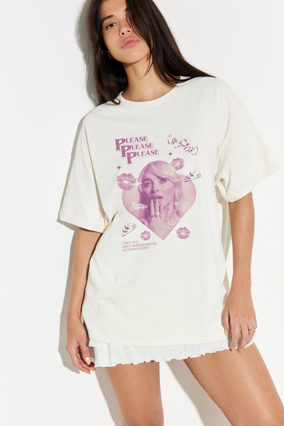 Tee&more. Unisex Oversize Y2K Sabrina Carpenter Please Please Please Baskılı ...