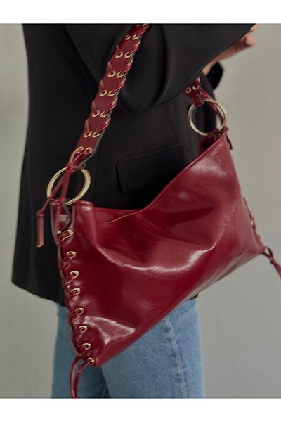 Boutiquehaki Jena Knitted Strap Casual Hand and Shoulder Bag