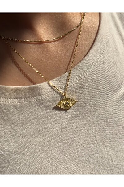 Miltonia 925s Göz Gümüş Kolye