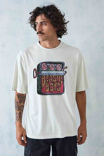 Tee&more. Μπλουζάκι Beastie Boys Vintage Album Art με τυπωμένο Unisex Oversize Premium T-shirt
