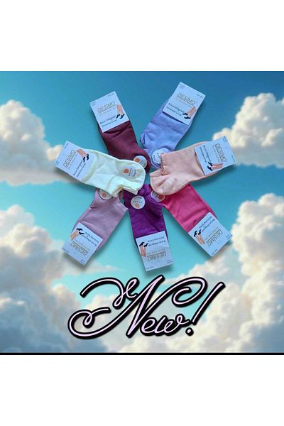 MultiButik Desimo Bamboo Viscous Invisible Booties Socks 7 Pack