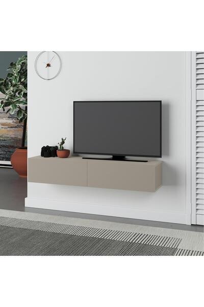 joy mob TV ÜNİTESİ TV SEHPASI TV ALT SEHPASI MDF 140 CM KUM BEJİ