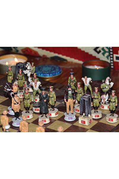 MAGNETDEPO Canakkale Themed Chess Figure Set, King 8.5 cm (Figure Only)