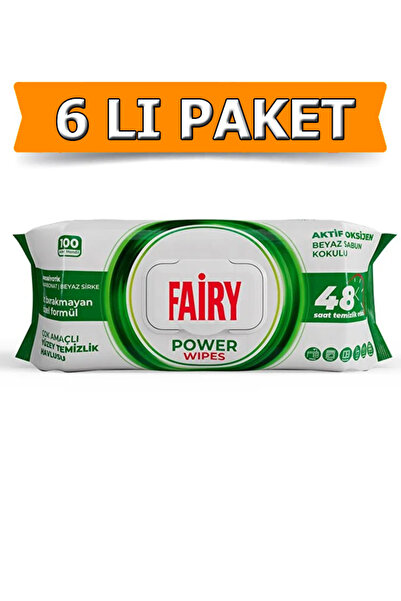 Fairy YUZEY TEM.HAV.100LU BEYAZ SABUNX6LI