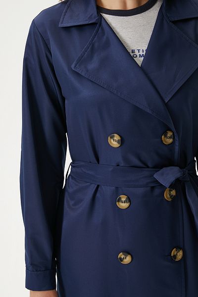 Ritnice Γυναικεία ελαφριά εποχιακή καμπαρντίνα Navy Blue