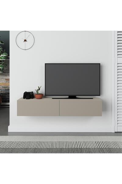 joy mob TV ÜNİTESİ TV SEHPASI TV ALT SEHPASI MDF 140 CM KUM BEJİ