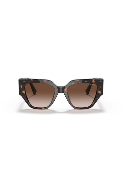Vogue Vo5409s W65613 Kadın Güneş Gözlüğü Leopar Kemik Çerçeve Kahverengi Cam ...
