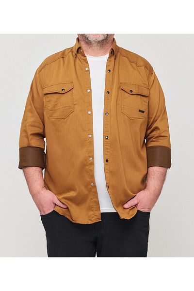 a02teks Ανδρική διπλή τσέπη Lycra μεγάλου μεγέθους (5XL είναι κατάλληλη)