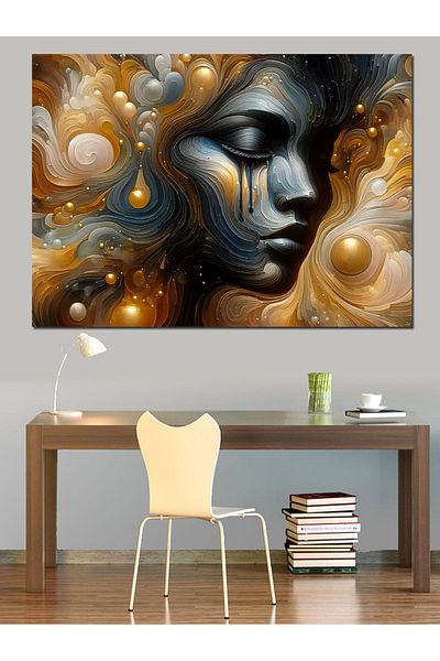 Tablomega Pânză decorativă Cosmic Face - Lemn MDF