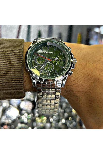 Choppers Men's Wristwatch Waterproof with Seller Warranty and Bracelet Gift