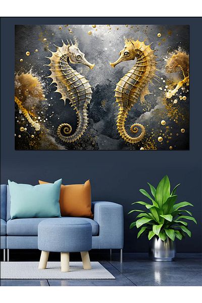 Tablomega Cai de mare Pânză Decorativă - Lemn MDF Pictură