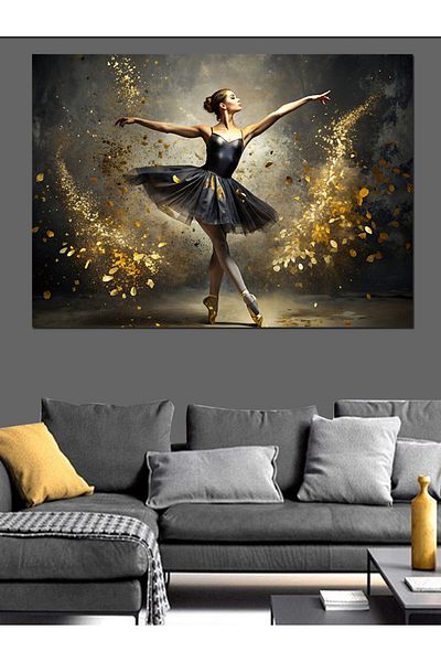 Tablomega Pânză Decorativă Ballerina - Lemn MDF