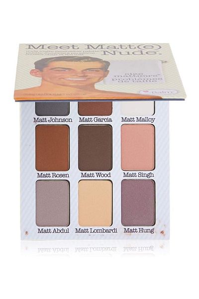 the balm Meet Matte Nude Eyeshadow Palette, 9 Multicolor