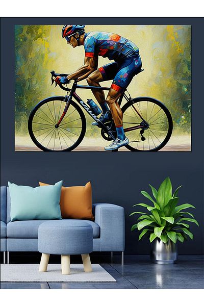 Tablomega Pânză Decorativă Biker Racing - Lemn MDF