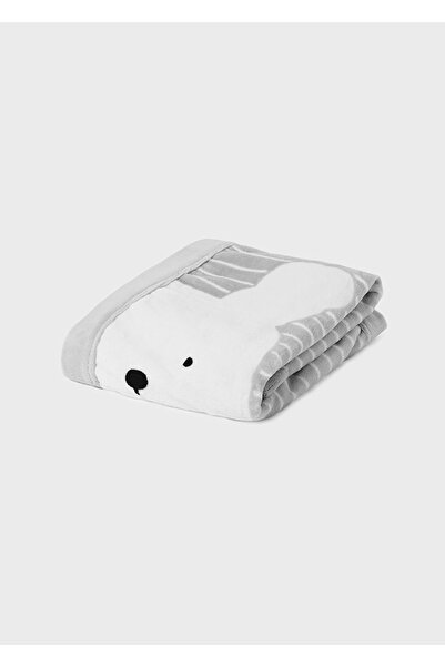 MAYORAL بطانية أطفال من الفرو مقاس 80x100 سم رمادي