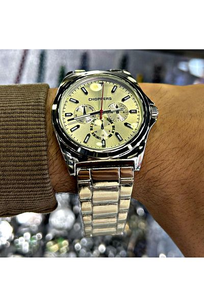 Choppers Men's Wristwatch Waterproof with Seller Warranty and Bracelet Gift