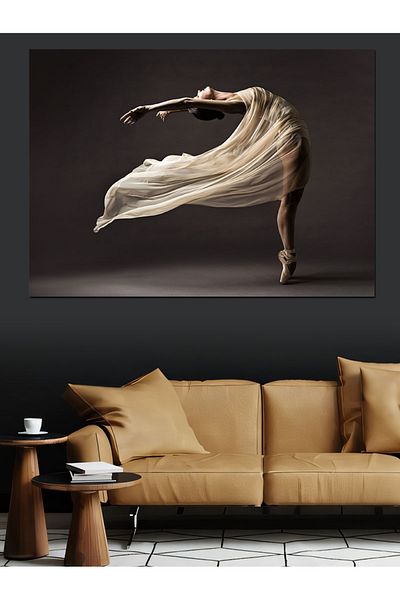 Tablomega Pânză Decorativă Femeie Balerina - Lemn MDF