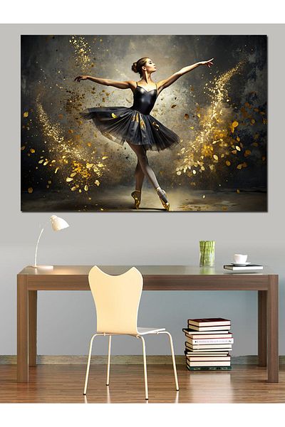 Tablomega Pânză Decorativă Ballerina - Lemn MDF
