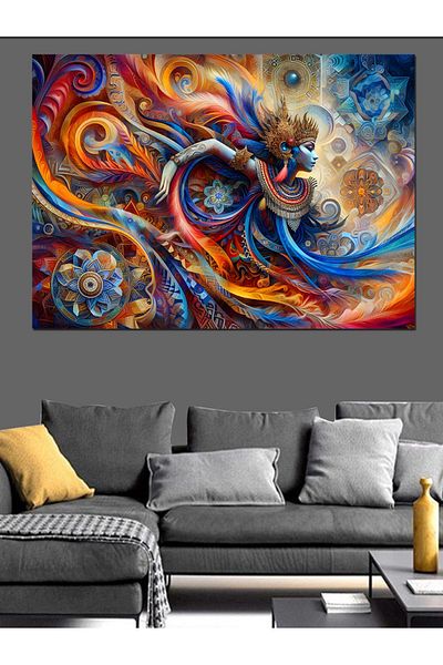 Tablomega Pânză decorativă Mystic Dance - Lemn MDF