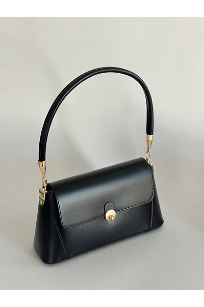 Boutiquehaki Geanta Caryle Black Baguette