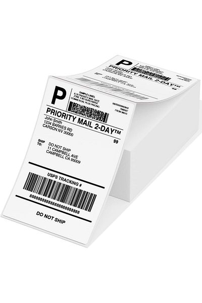 Mark 4x6 Thermal Labels,Compatible with 241bt,D520BT&B246D Thermal Printer-500 Folding Shipping Labels