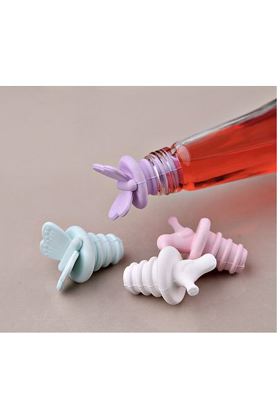 Toptan Bulurum Alray Bird-Butterfly Shaped Bottle Oil Can Stopper 1 Piece Royaleks-50808