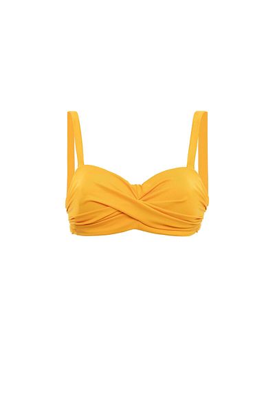 AQUAVİVA Σετ μπικίνι Aquaviva Γυναικεία μουστάρδα Biana Spinning Strapless